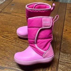 CROCS Shoes Crocs Lodgepoint Snow Boots In Candy Pink Size C6